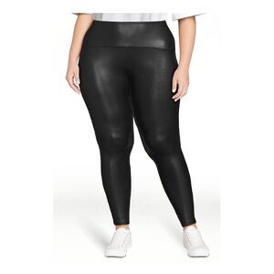 Time and Tru Women’s Black Faux Leather Leggings Size XXXL NEW